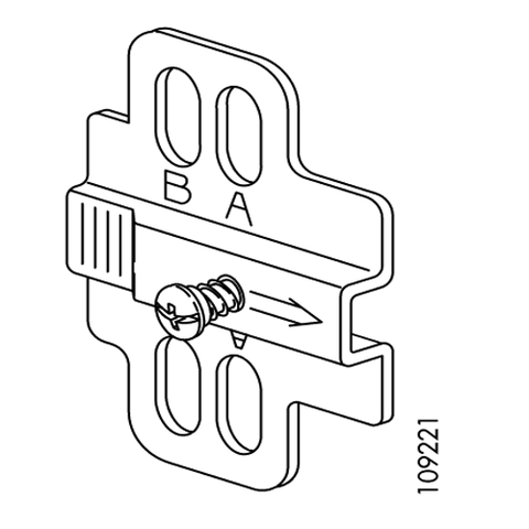 IKEA Rakke Door Hinge Set (IKEA Part #109337 and #109221)