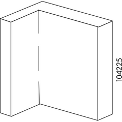 Wall-Mount Bracket - Grey Cover Set (X 2) (IKEA Part #104225)