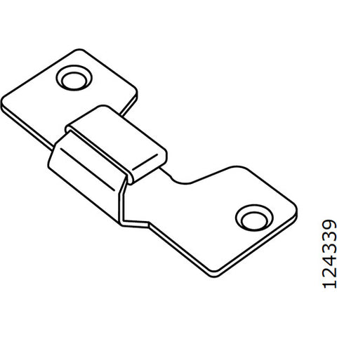 Pax Sliding Door U Bracket (IKEA Part #124339)