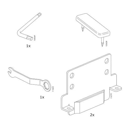 IKEA MALM Bed Frame HIGH Bed Replacement Parts