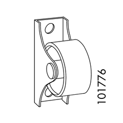 Rakke Castors (IKEA Part #101776)