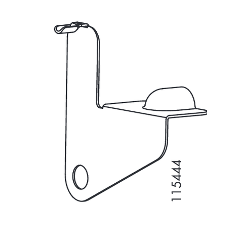 IKEA Besta Shelf Support Pins (IKEA Parts #115443 and #15444)