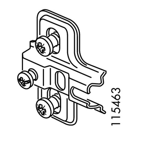 IKEA Ramberg Door Hinge Set (IKEA Part #114328 and #115463)