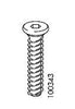 Flat Top Full Metric Screw Part #100343