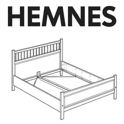 IKEA HEMNES Bed Frame Hardware IKEA Replacement Parts for