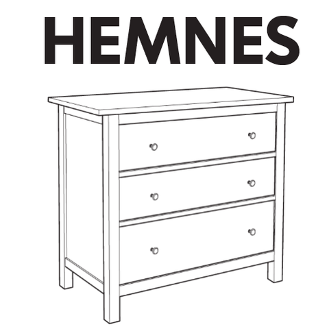 IKEA HEMNES Dresser Replacement Parts