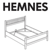 IKEA HEMNES Bed Frame Hardware - IKEA Replacement Parts for Assembling IKEA Beds