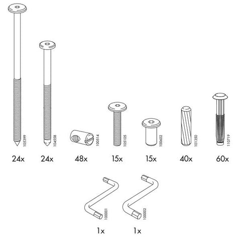 IKEA MYDAL Bunk Bed Replacement Parts