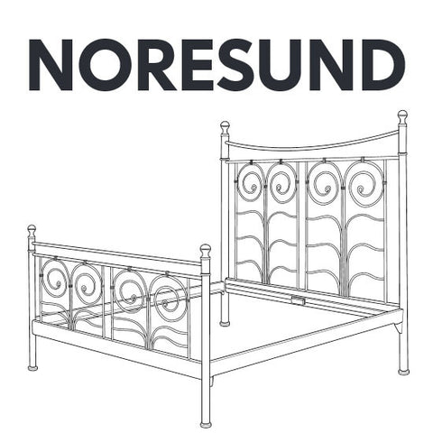 IKEA NORESUND Bed Frame Replacement Parts