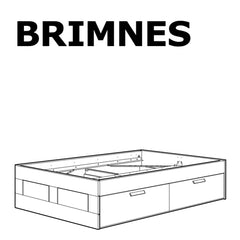 BRIMNES Bed Frame Replacement Parts