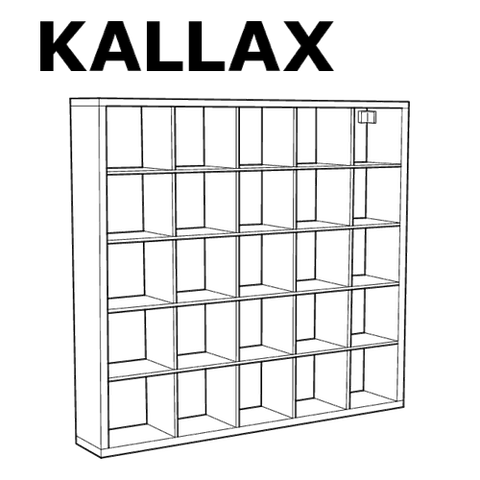 KALLAX Shelf Set