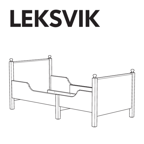 LEKSVIK EXT Bedframe Replacement Parts FurnitureParts