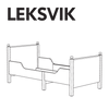 LEKSVIK EXT  Bedframe Replacement Parts