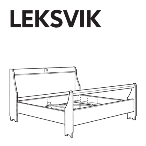 LEKSVIK Bedframe Replacement Parts