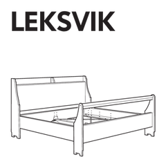 LEKSVIK Bedframe Replacement Parts