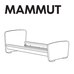 MAMMUT Bedframe Replacement Parts