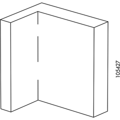 Wall Mount Bracket - Brown Cover Set (X 2) (IKEA Part #105427)