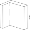 Wall-Mount Bracket - Black Cover Set (X 2) (IKEA Part #110582)
