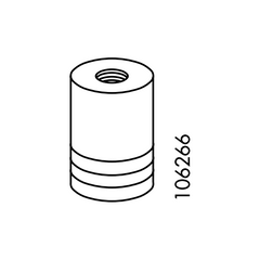 IKEA BONDE Knob and Screw #106266