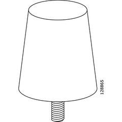 Friheten Sofa Leg (IKEA Part #128865)