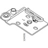 Pax Sliding Door Wheel Bracket (Left) (IKEA Part #124335)