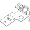 Pax Sliding Door Wheel Bracket (Right) (IKEA Part #124338)