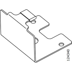 Pax Sliding Door U Bracket (IKEA Part #124340)