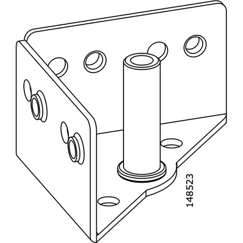 Trysil Base Corner Bracket (IKEA Part #148523)