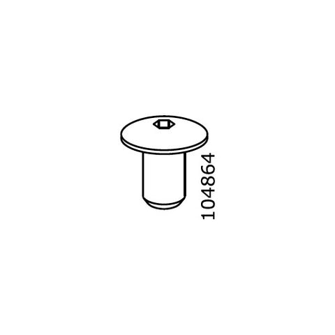 Beveled Top Nut Sleeve (IKEA Part #104864)