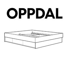 IKEA OPPDAL Bed Frame Replacement Parts