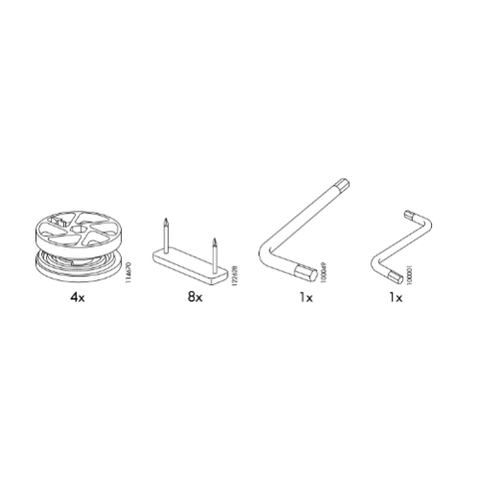 IKEA OPPDAL Bed Frame Replacement Parts